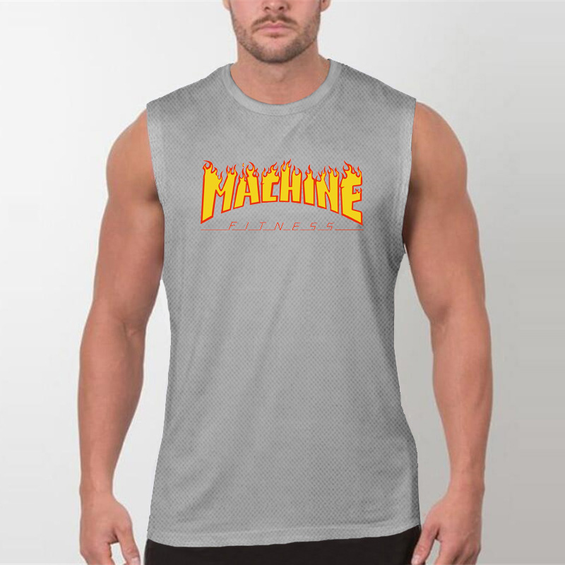 Running Gear Tank - Mens Running Vests Quick Dry Mesh