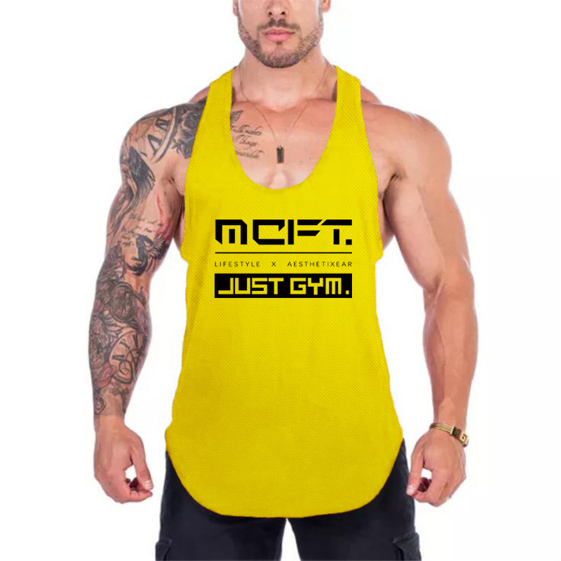 Running Gear Tank - Summer Running Vests For Mens Polyester