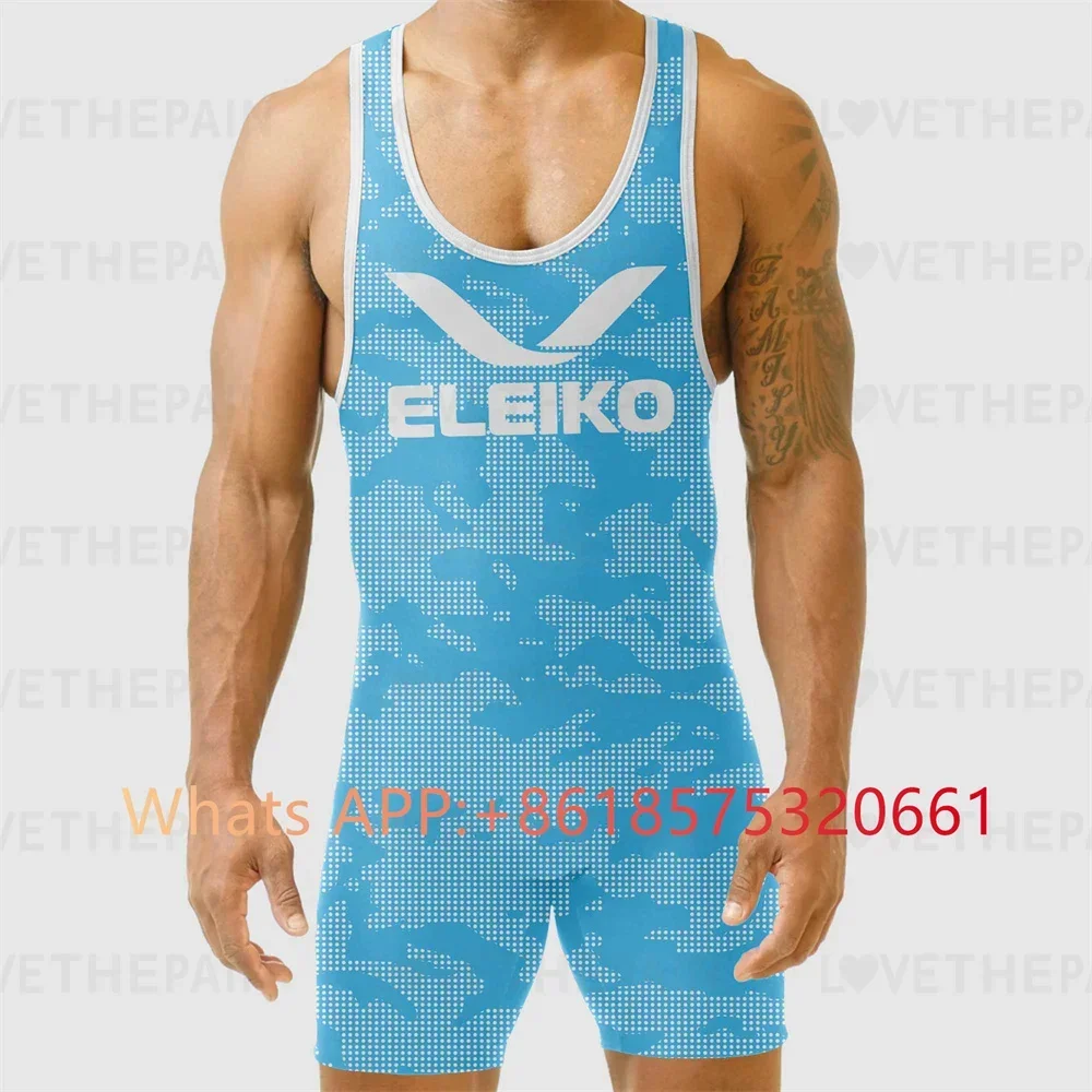 ELEIKO Mens Wrestling Singlet  - Running Gear Train 评论和价格