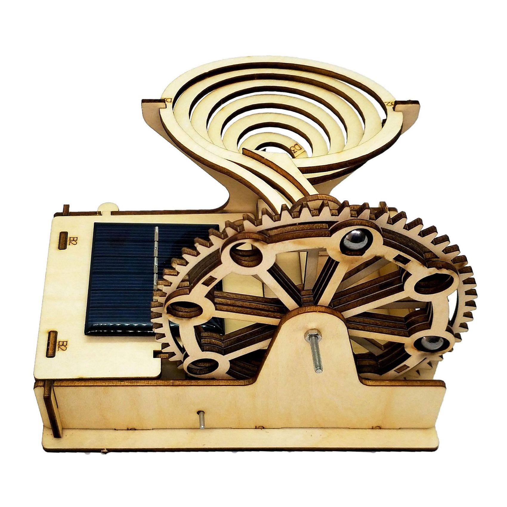 3D Wooden Marble Run Track Sol - Running Gear Track 评论和价格