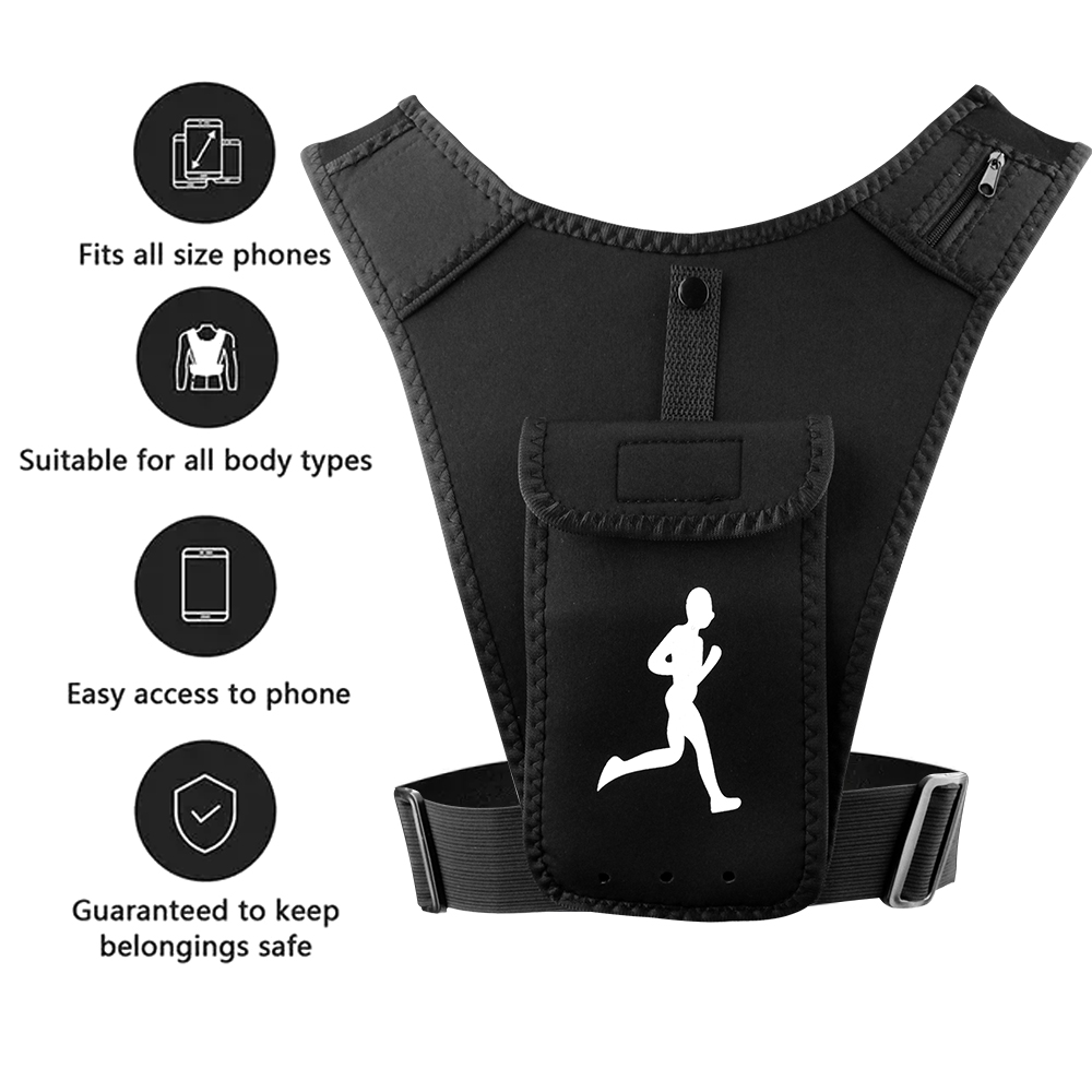 Adjustable Running Vest Phone  - Running Gear Train 评论和价格