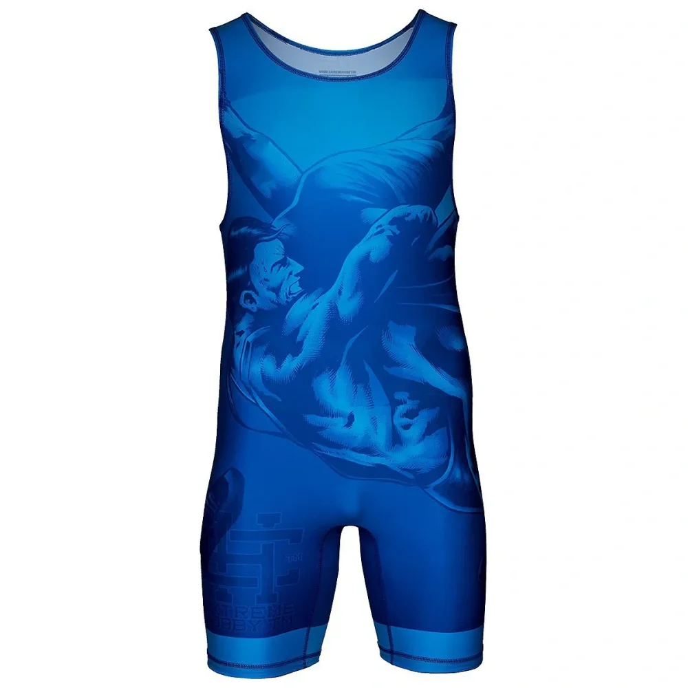 Mens Wrestling Singlet Uniform - Running Gear Train 评论和价格