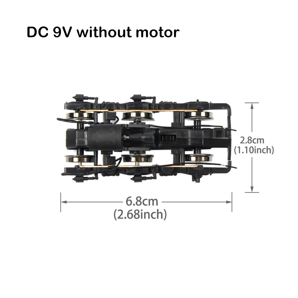Model Train Powered Bogie Asse - Running Gear Train 评论和价格
