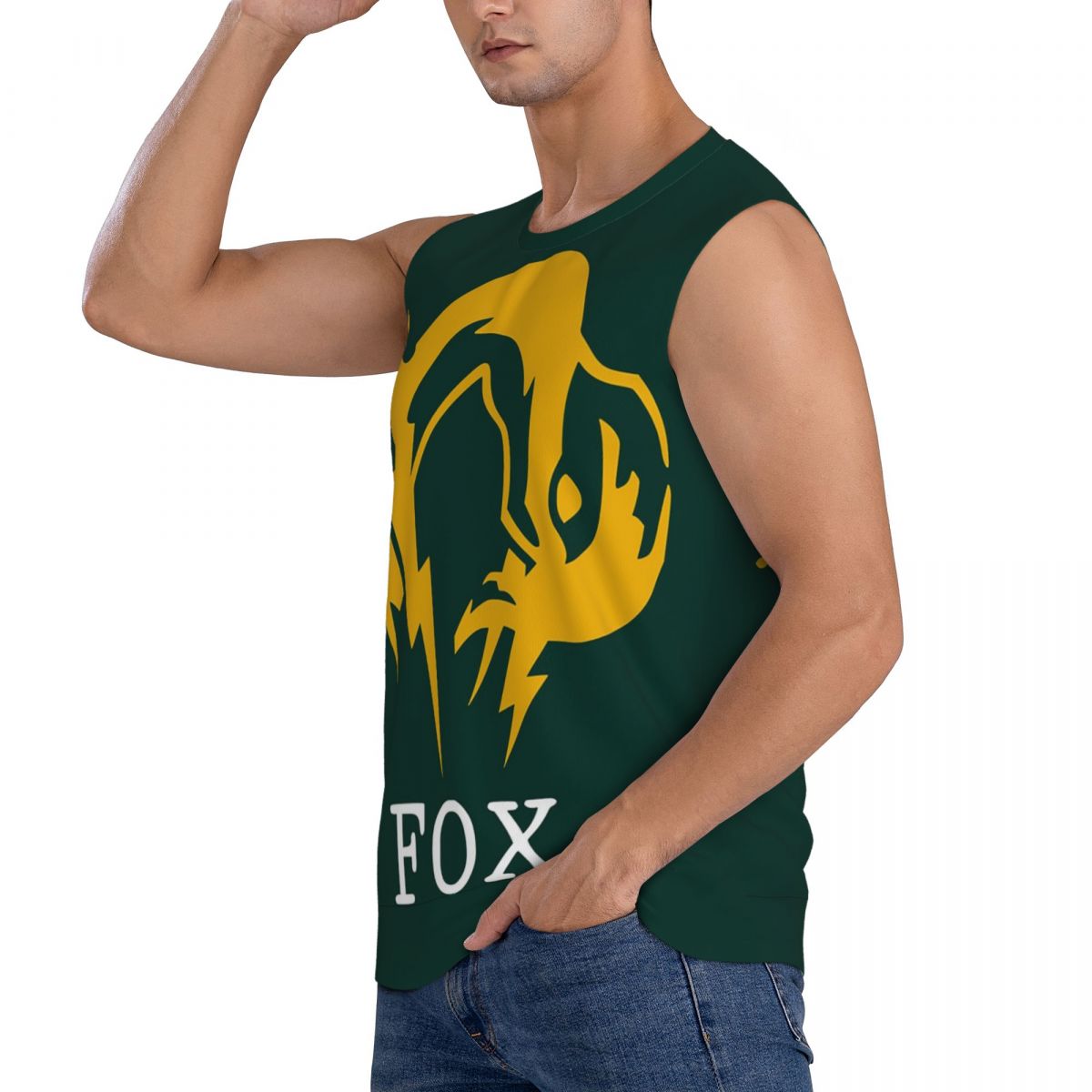 Metal Gear Solid Fox Men Sleev - Running Gear Tank 评论和价格