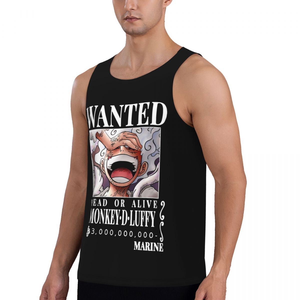Graphic Luffy Wanted Bounty Ni - Running Gear Tank 评论和价格
