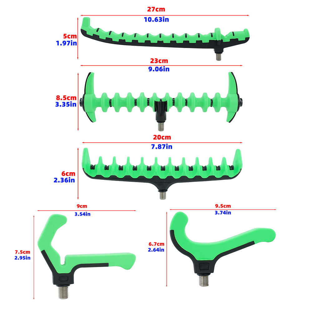 Hirisi 1pcs Feeder Rod Rest He - Head Racket Boom 评论和价格